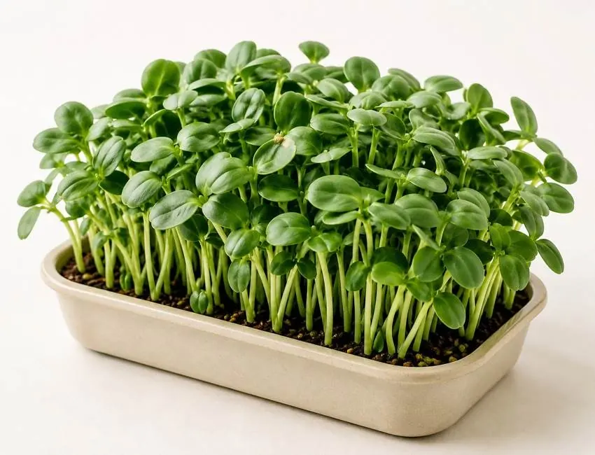 Sunflower microgreens